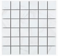 Volakas Premium Matte 2 x 2 Square Mosaic 12 x 12