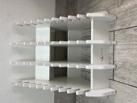 Planks Display White - Double 10-Slot XL