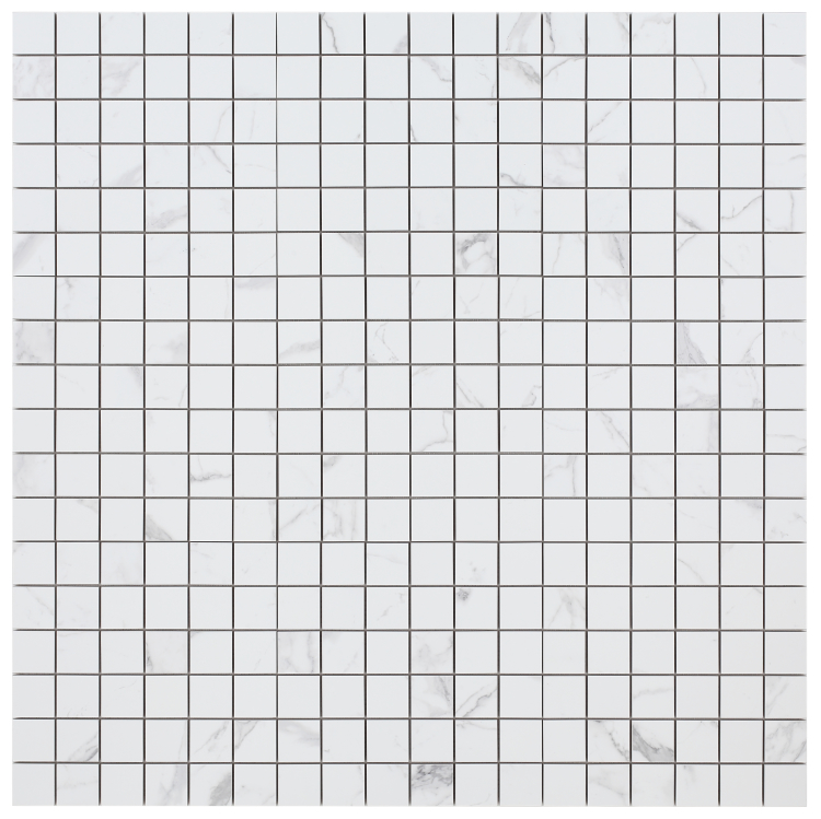 Malaysia Carrara Pre Matte 2 x 2 Square Mosaic 12 x 12