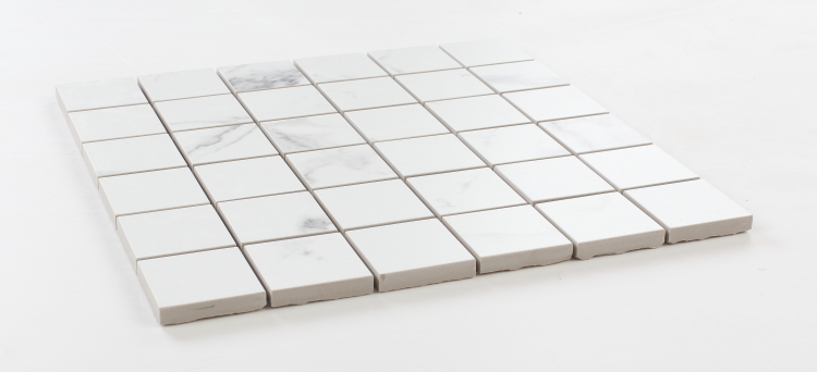 Malaysia Carrara Pre Matte 2 x 2 Square Mosaic 12 x 12
