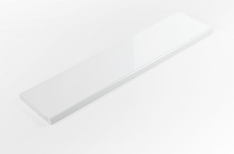Malaysia Roy White Polished Bullnose 3 x 12