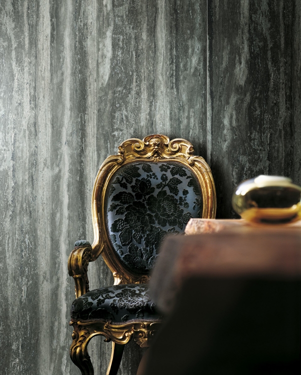 I-Travertini Black Glossy 16 x 32