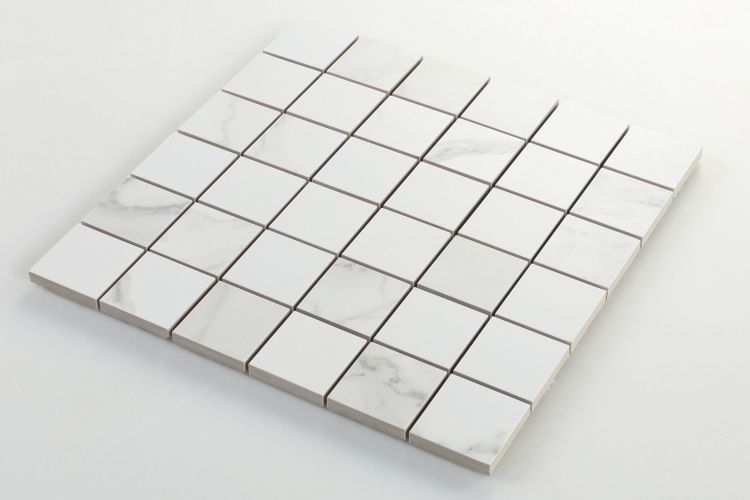 Malaysia Calacatta Dora Matte 2 x 2 Square Mosaic 12 x 12