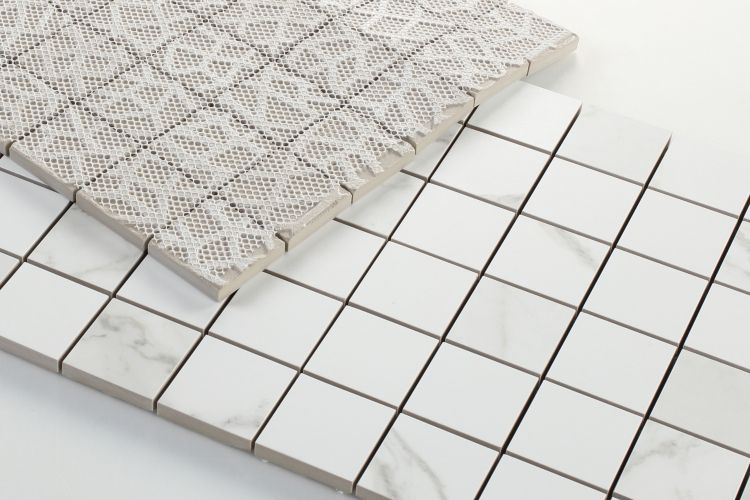 Malaysia Calacatta Dora Matte 2 x 2 Square Mosaic 12 x 12