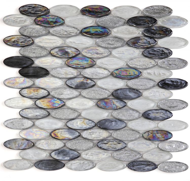 Inari Grey Oval 11 x 11.50