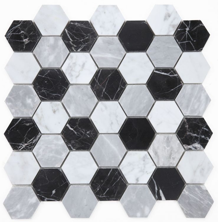 Hexagon Moonlight 2 x 2 11.75 x 12