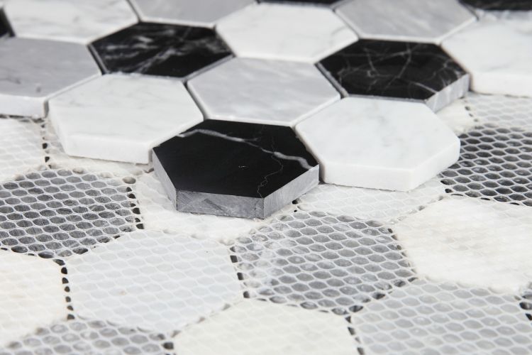 Hexagon Moonlight 2 x 2 11.75 x 12