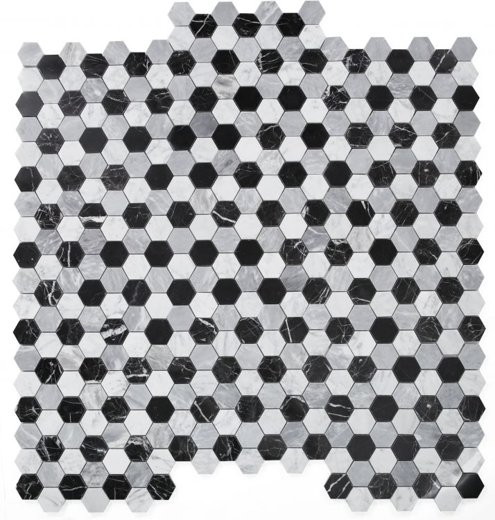 Hexagon Moonlight 2 x 2 11.75 x 12