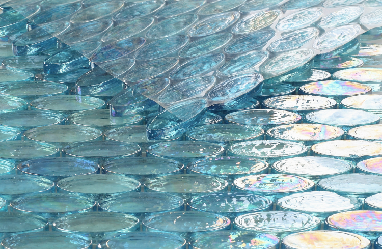 Malibu Turquoise Pebble (Mapei Adesilex-P10 REQUIRED) 11 x 11.50