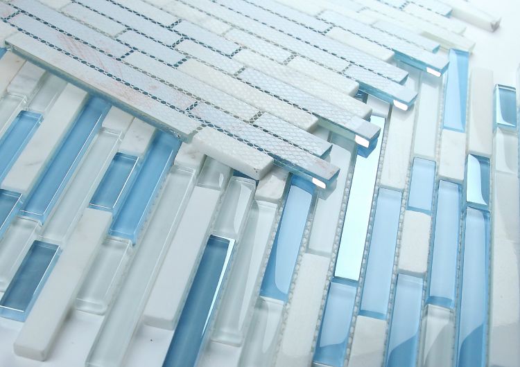 Linear Carrara Blue 11.75 x 12