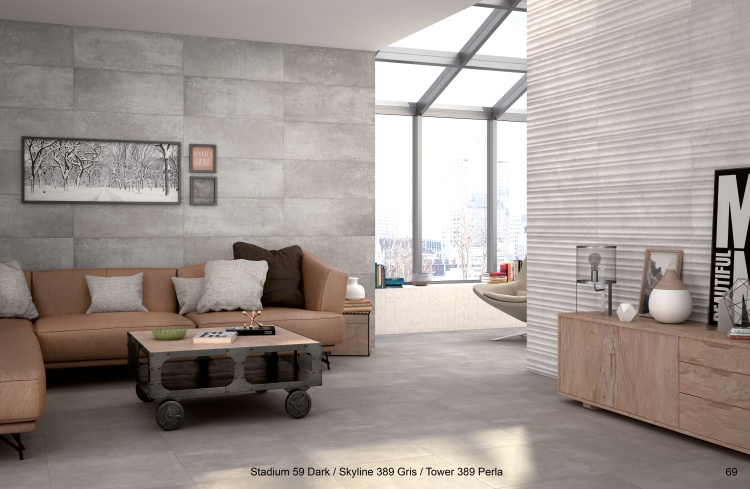 Skyline 389 Gris 13 x 36