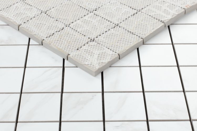Volakas Premium Matte 2 x 2 Square Mosaic 12 x 12