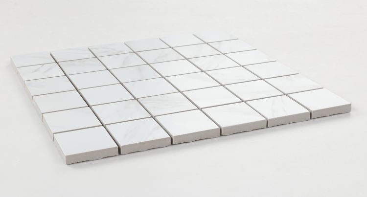Volakas Premium Matte 2 x 2 Square Mosaic 12 x 12
