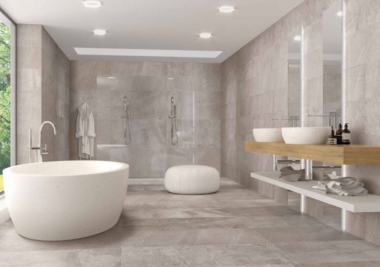 Sunstone Grey Lappato 12 x 25