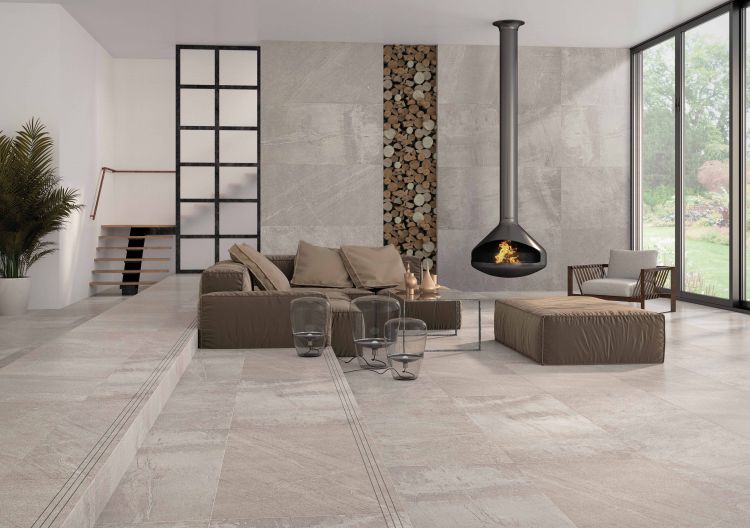 Sunstone Grey Lappato 12 x 25