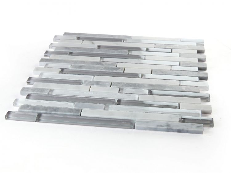 Linear Montage Grey 11.75 x 12