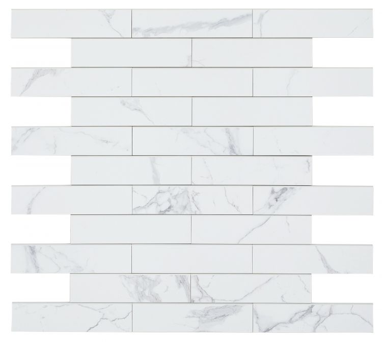 Malaysia Carrara Pre Polished Bullnose 3 x 12