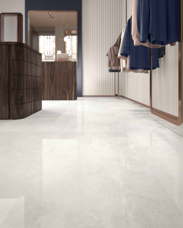 Appia Cross Cut White Matte 24 x 48