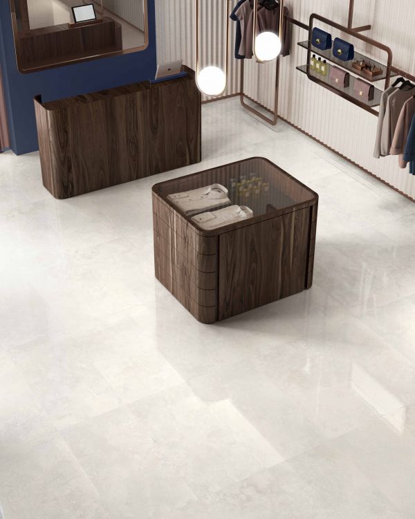 Appia Cross Cut White Matte 24 x 48