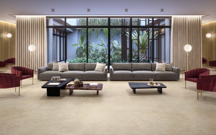 Appia Cross Cut Beige Polished 24 x 48