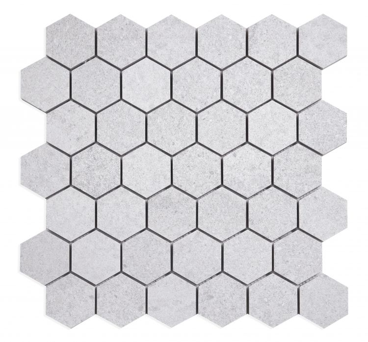 Grant Silver 2 x 2 Hexagon 12 x 12