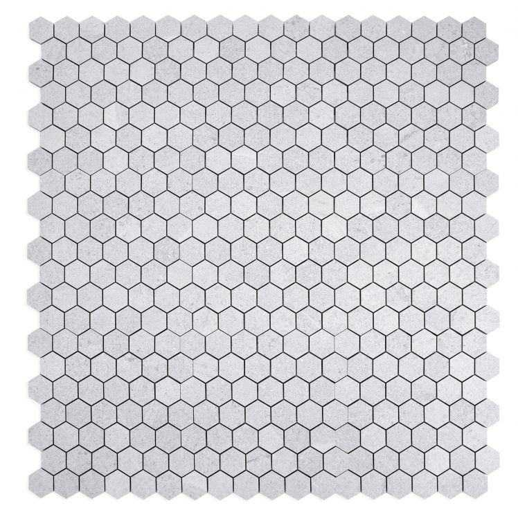 Grant Silver 2 x 2 Hexagon 12 x 12
