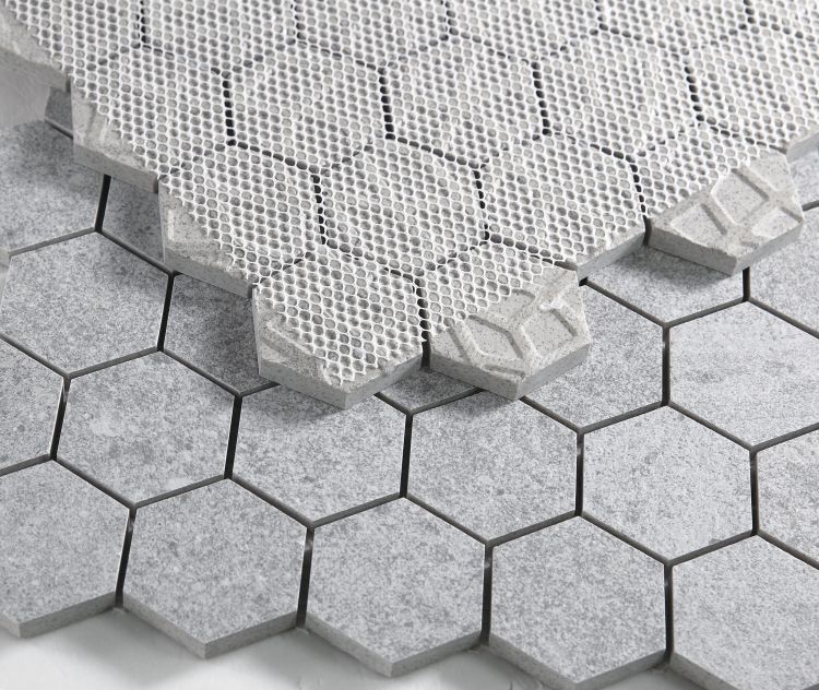 Grant Grey 2 x 2 Hexagon 12 x 12