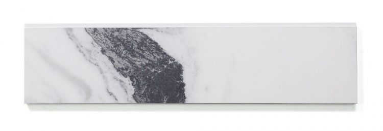 Panda White Matte Bullnose 3 x 12