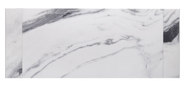 Panda White Matte Bullnose 3 x 12