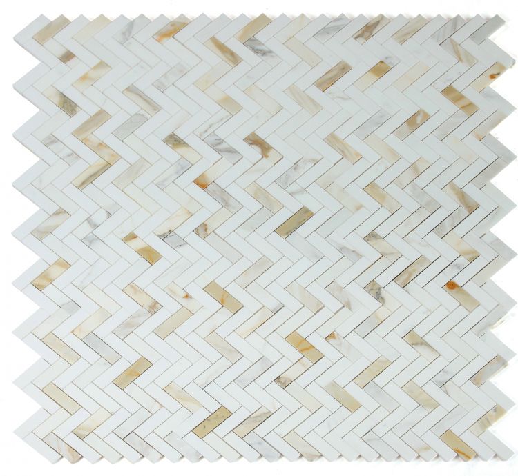 Herringbone Sunrise Polished 11 x 12.5