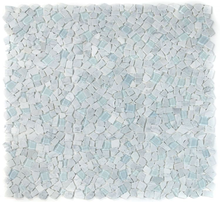 Pebble Carrara 12 x 12