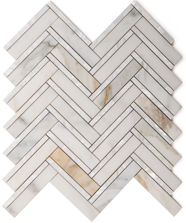 Diana Herringbone Calacatta 11 x 11.75 Diana Herringbone Calacatta 11 x 11.75