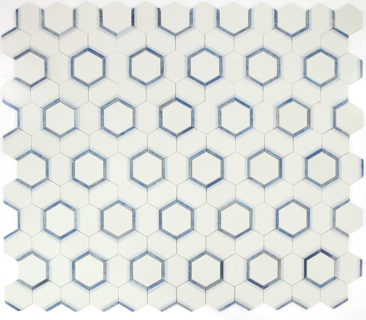 Hexagon Royal Sapphire 12 x 13.75