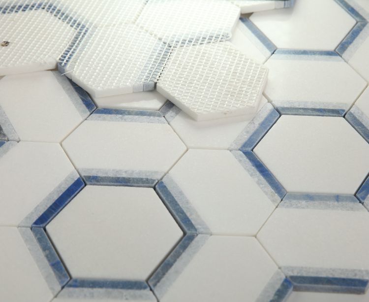 Hexagon Royal Sapphire 12 x 13.75