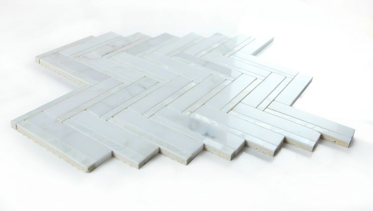 Diana Herringbone White 11 x 11.75