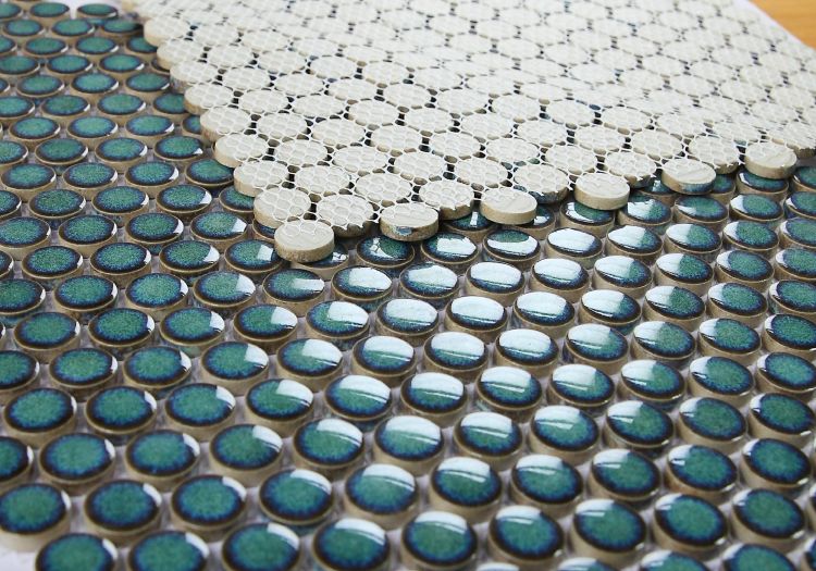 Penny Round Turquoise 11.5 x 11.5