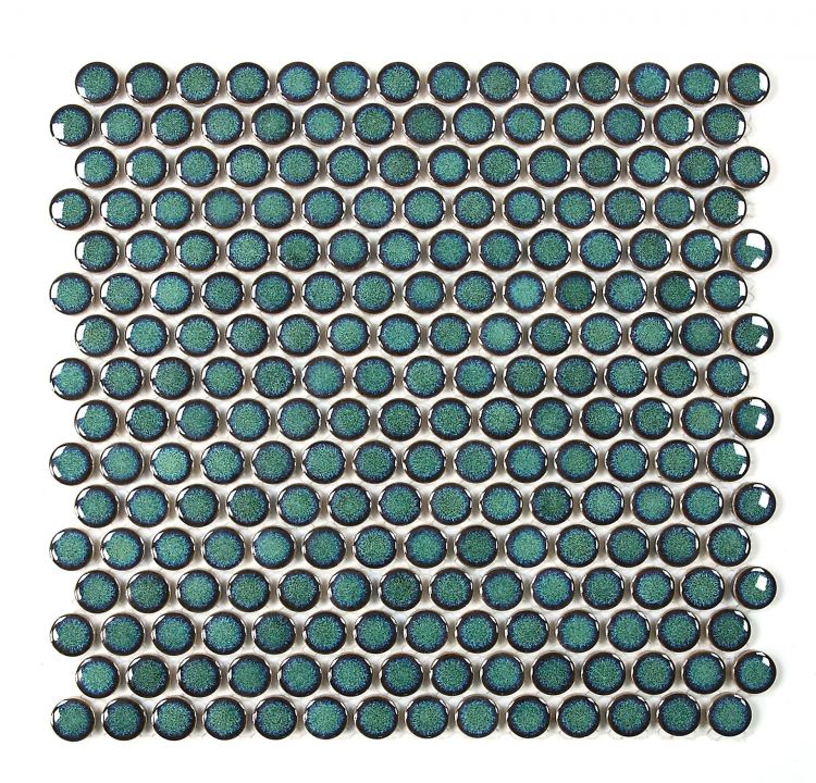 Penny Round Turquoise 11.5 x 11.5