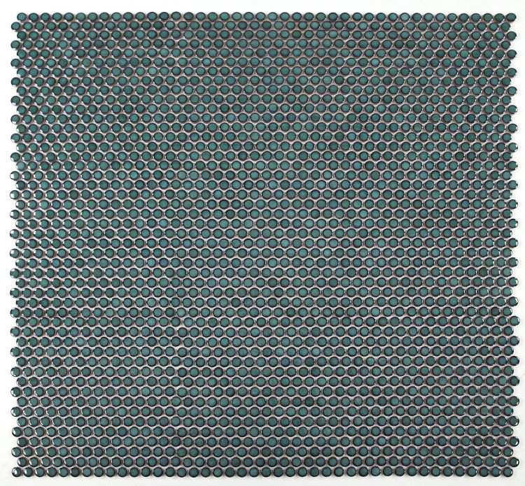 Penny Round Turquoise 11.5 x 11.5