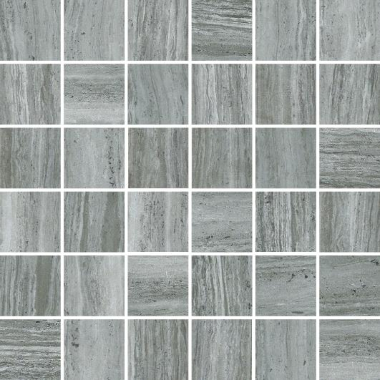 River Grey Matte Square Mosaic 12 x 12 River Grey Matte Square Mosaic 12 x 12