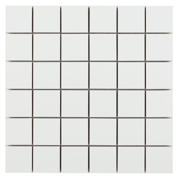 Malaysia Roy White Matte  Mosaic 12 x 12