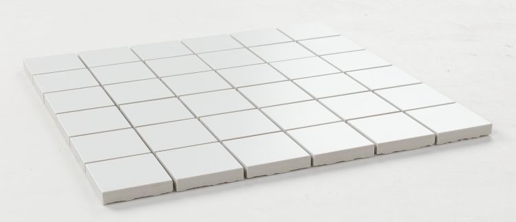 Malaysia Roy White Matte  Mosaic 12 x 12